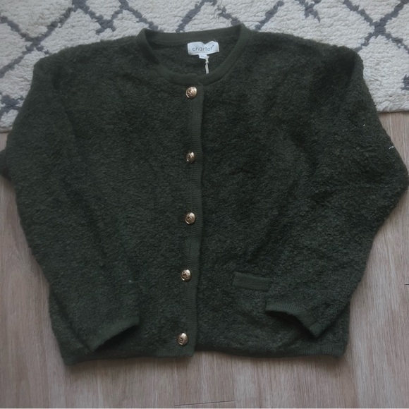 Green Chlo Cardigan - Picture 3 of 6